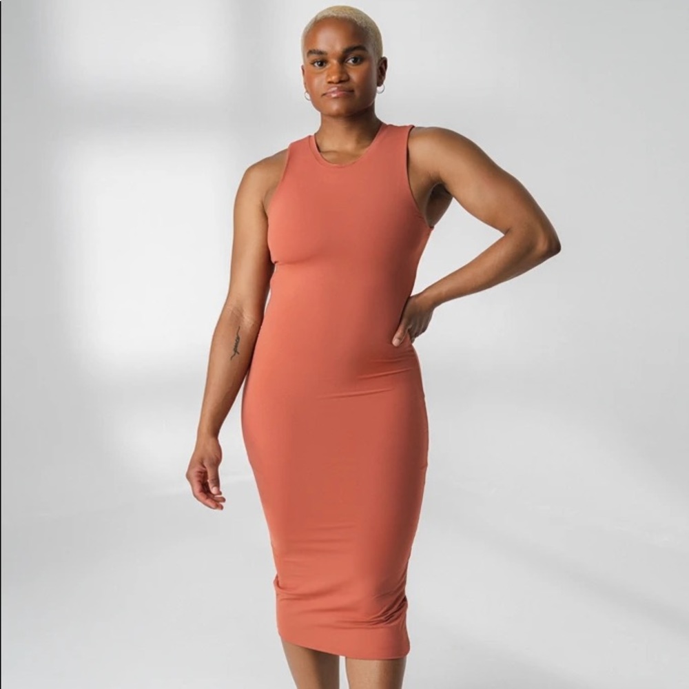 Balance Athletica Ivy Dress in Sunstone.